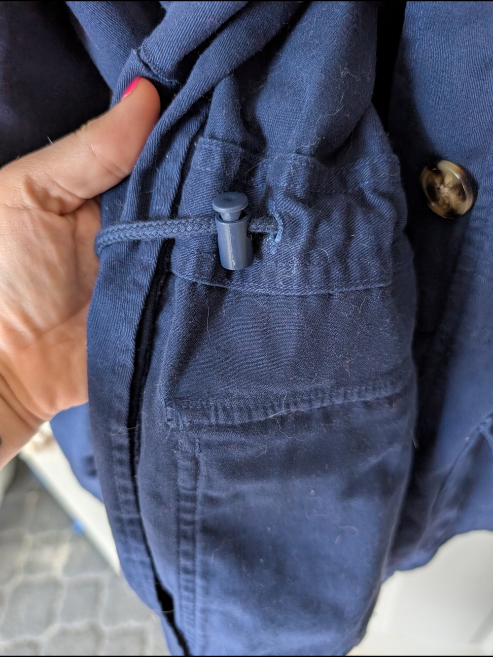 Classic Navy Utility Jacket - Women's - Picture 9 of 9